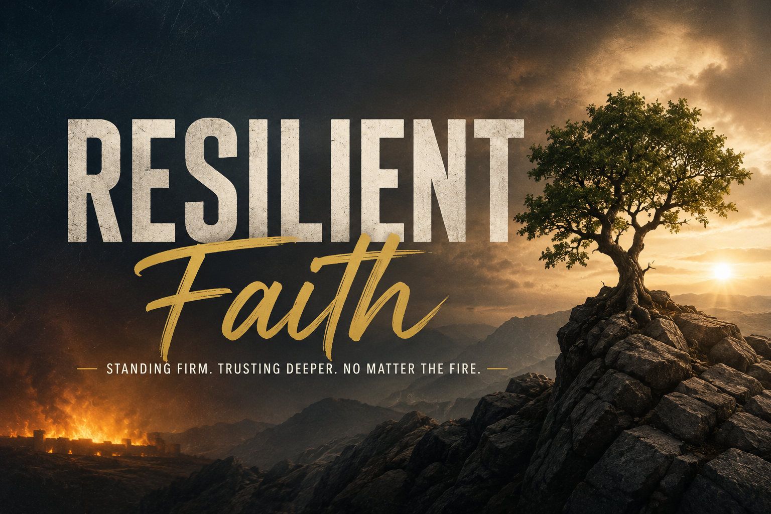 Sinking Faith, Steady Savior